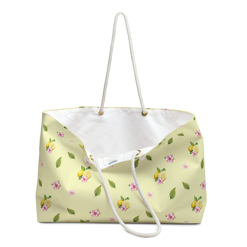 Lemon pink Blossom Bag