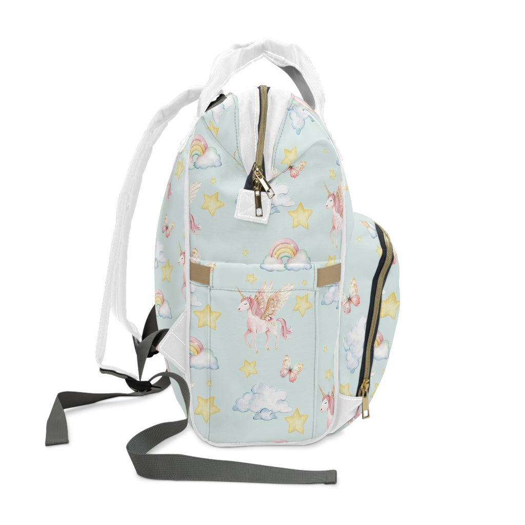 Unicorn Cloud Diaper Backpack — Cute Baby Changing Bag for New Moms