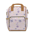 Pastel Carousel Diaper Backpack — Multifunctional Baby Changing Bag