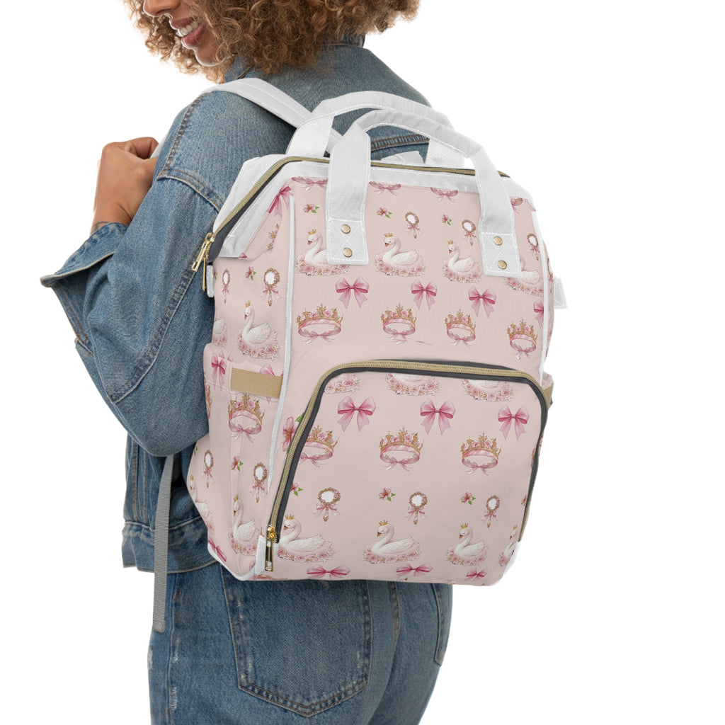 Princess Swan Diaper Backpack