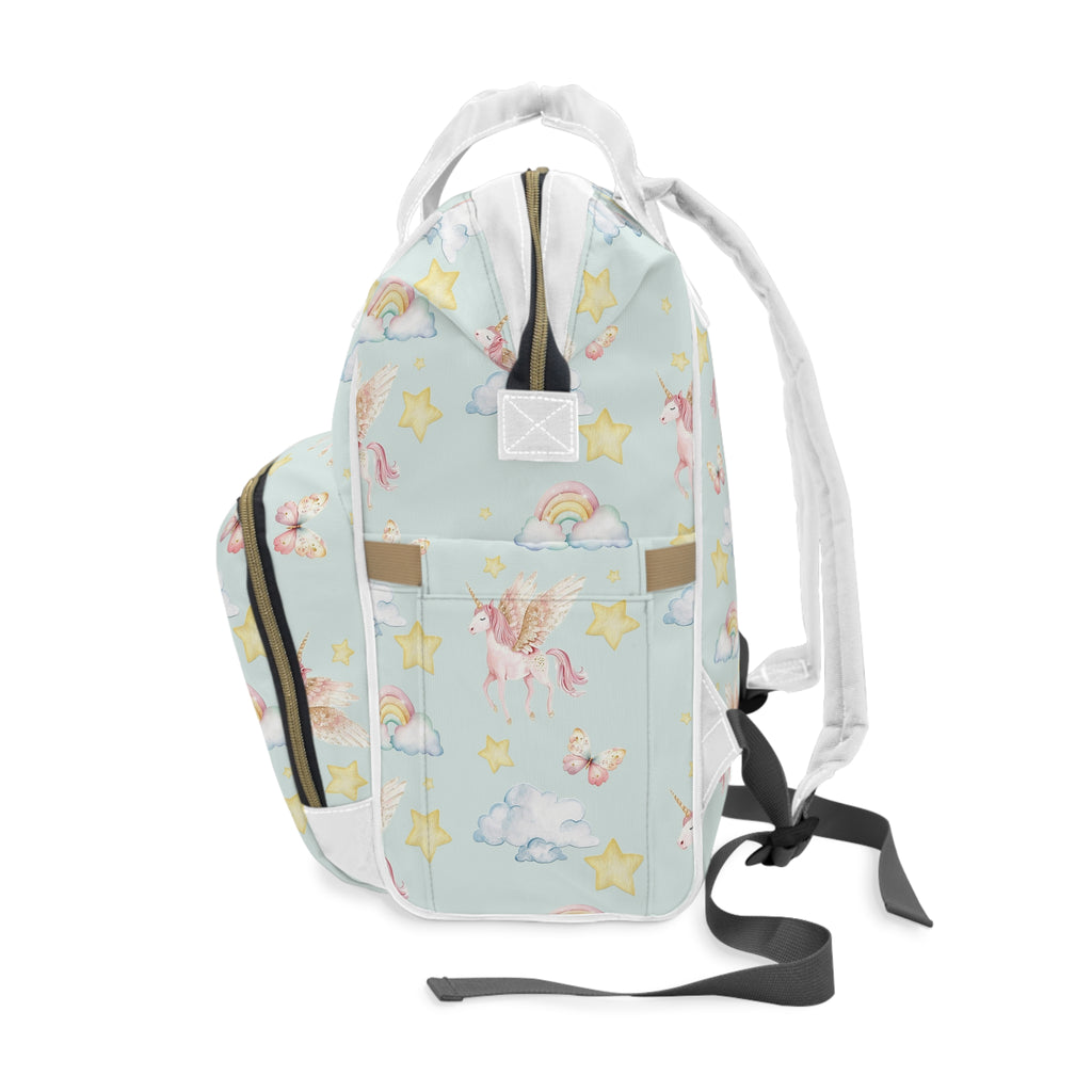 Unicorn Cloud Diaper Backpack — Cute Baby Changing Bag for New Moms
