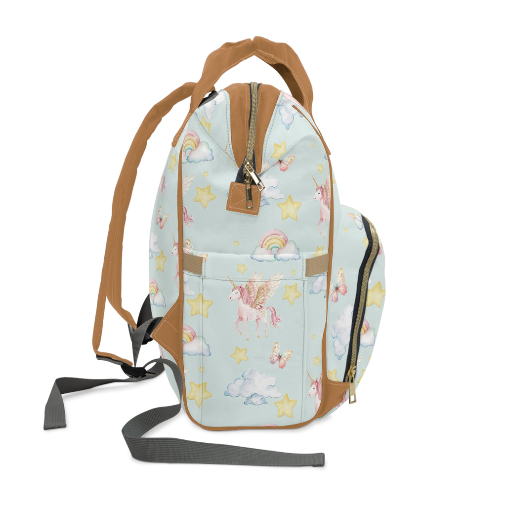 Unicorn Cloud Diaper Backpack — Cute Baby Changing Bag for New Moms