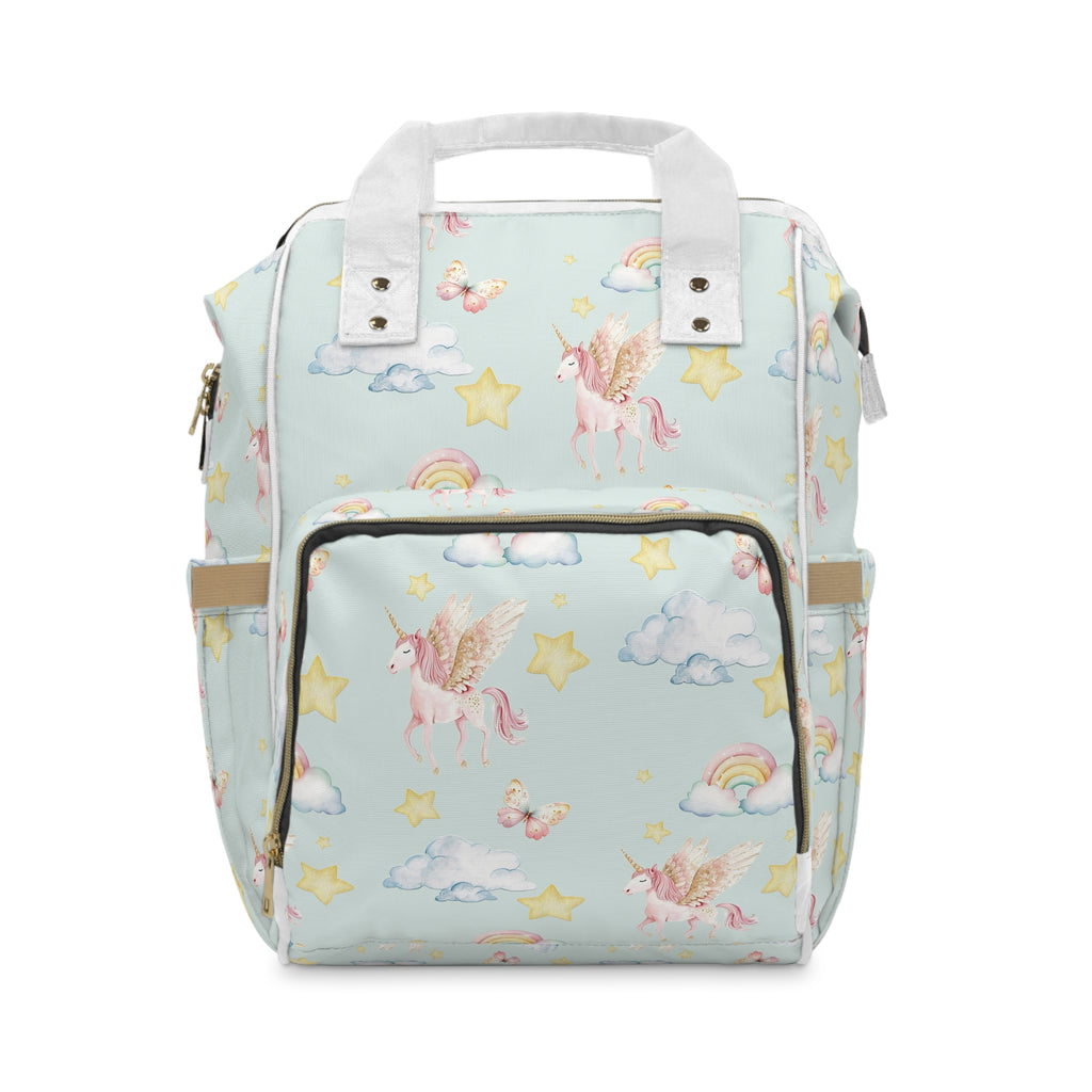 Unicorn Cloud Diaper Backpack — Cute Baby Changing Bag for New Moms