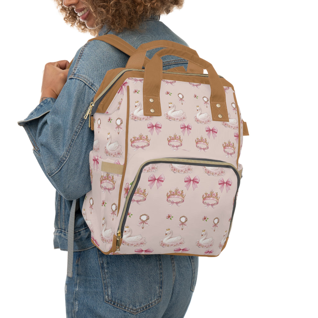 Princess Swan Diaper Backpack