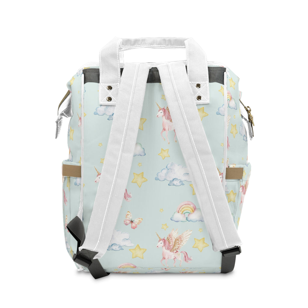 Unicorn Cloud Diaper Backpack — Cute Baby Changing Bag for New Moms