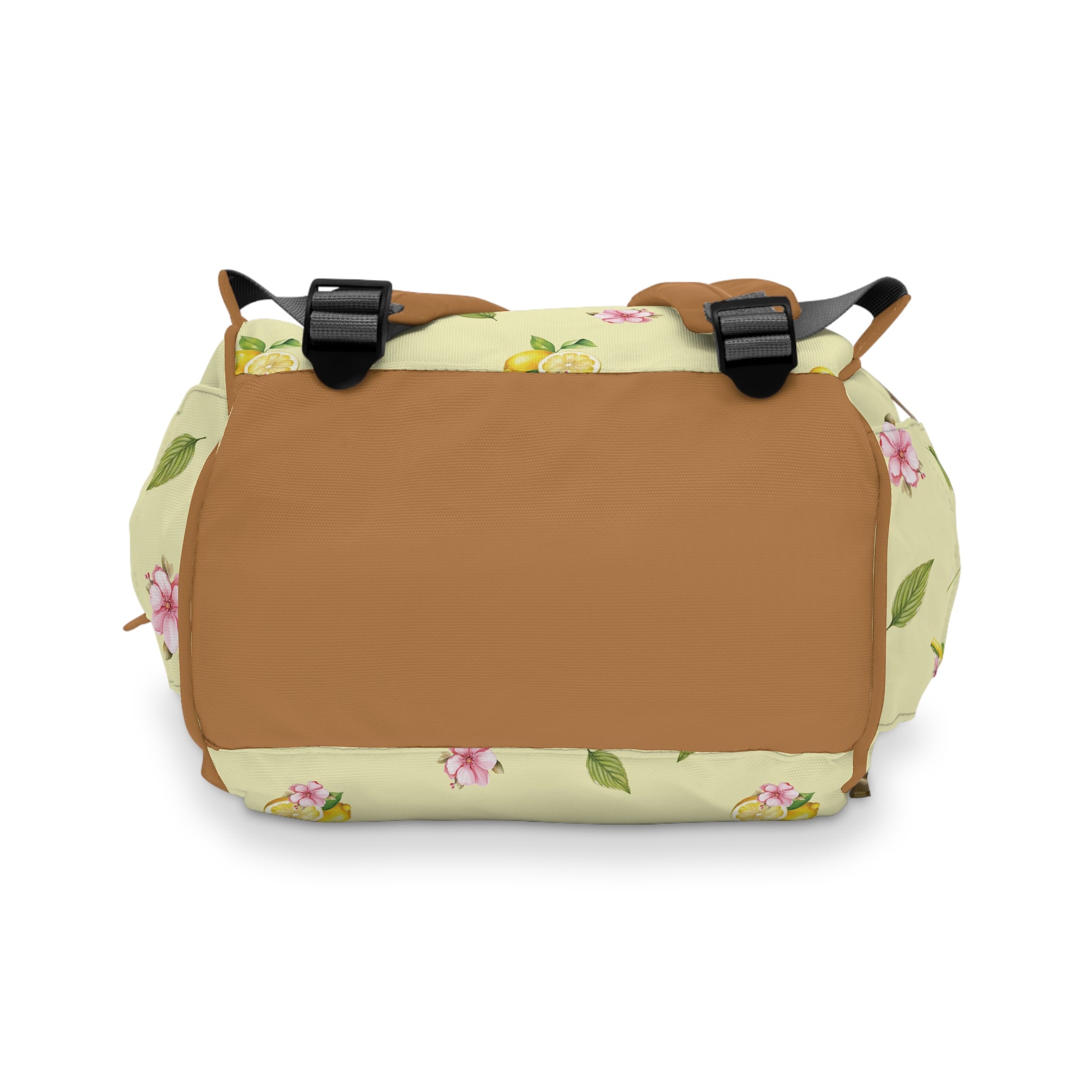 Floral Citrus Baby Backpack — Multifunctional Diaper Bag